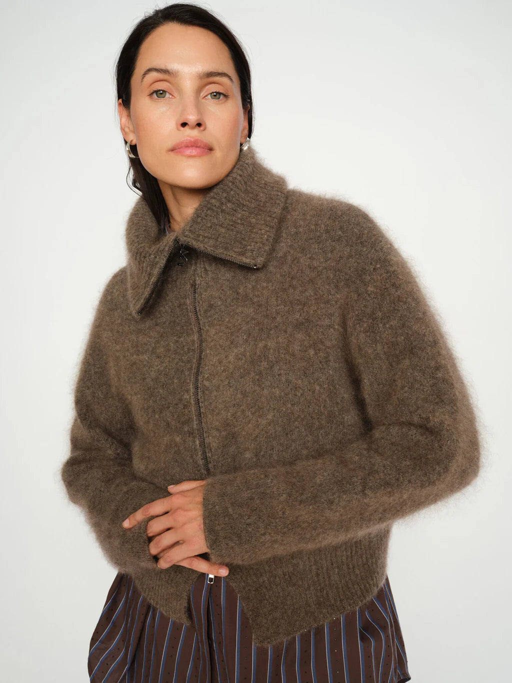 Mos Mosh - Hulda Knit Zip Cardigan