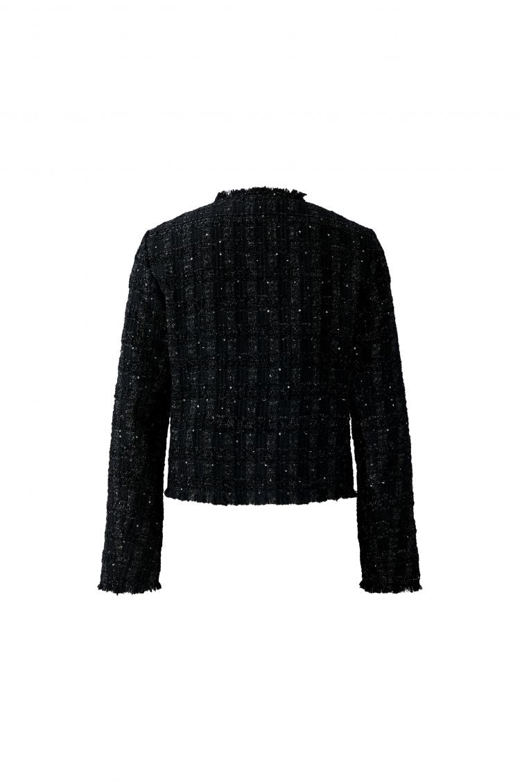 Oui - Tweed Black Jacket