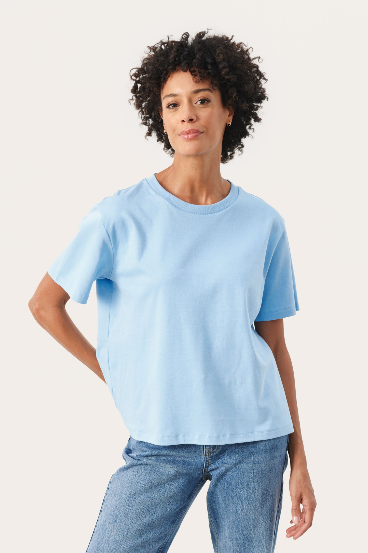 Part Two Loose Fit Blue T-Shirt