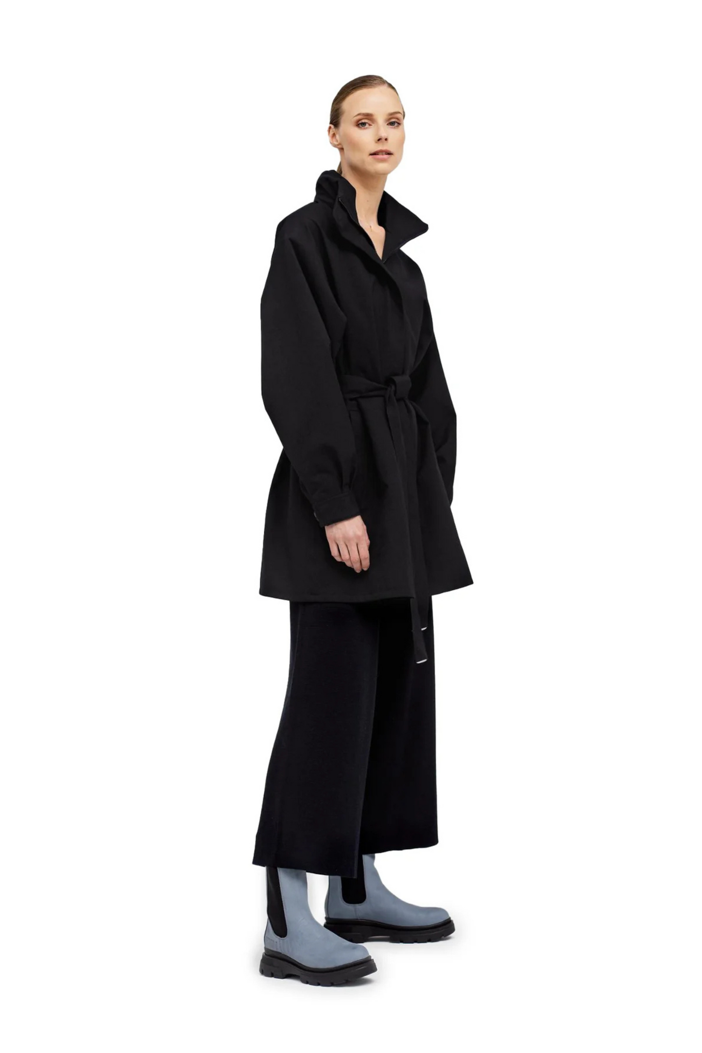 BRGN - Rossby Rain Coat in Black
