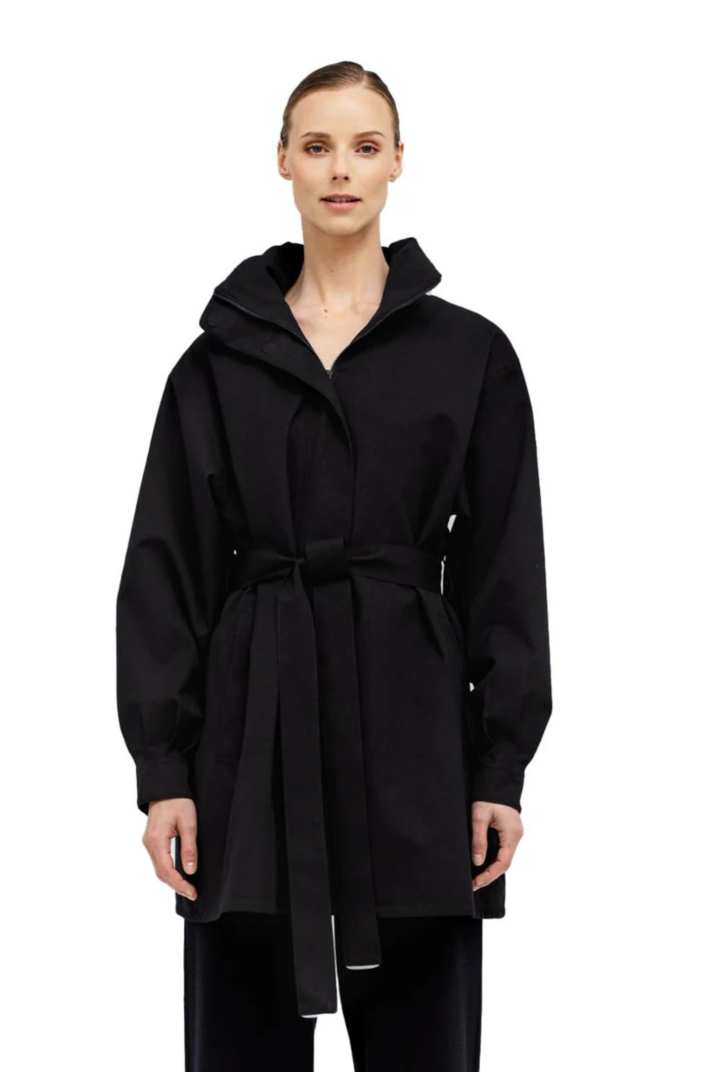 BRGN - Rossby Rain Coat in Black