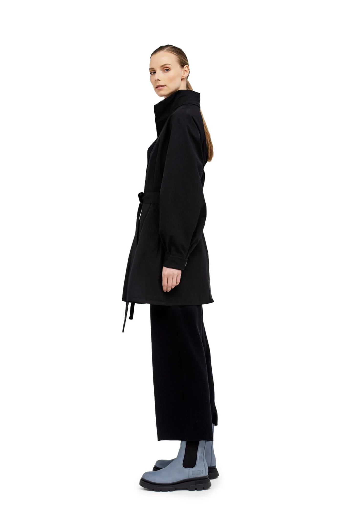 BRGN - Rossby Rain Coat in Black