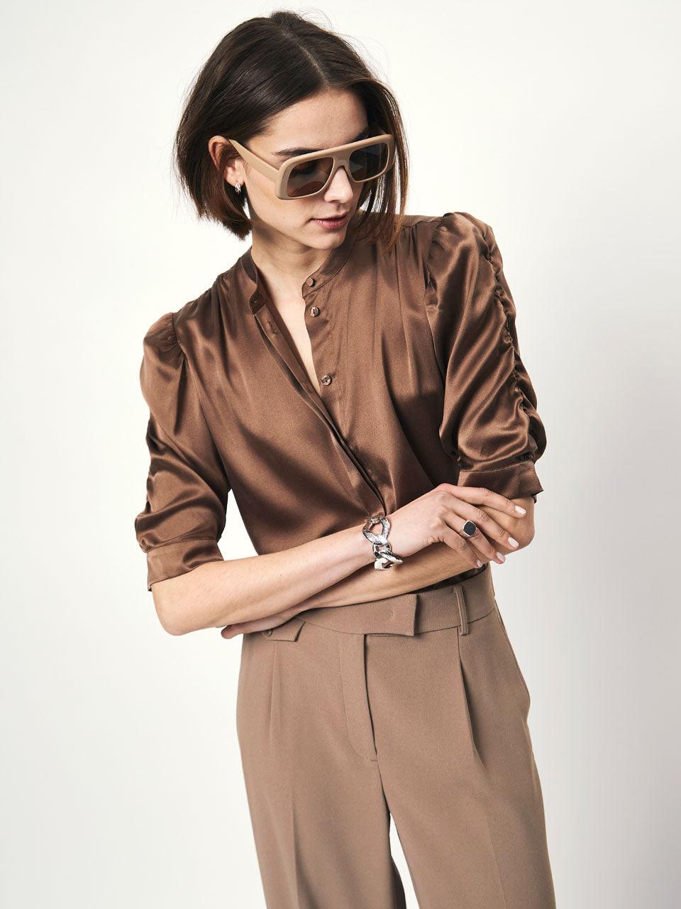 Pernaud Smocked Blouse