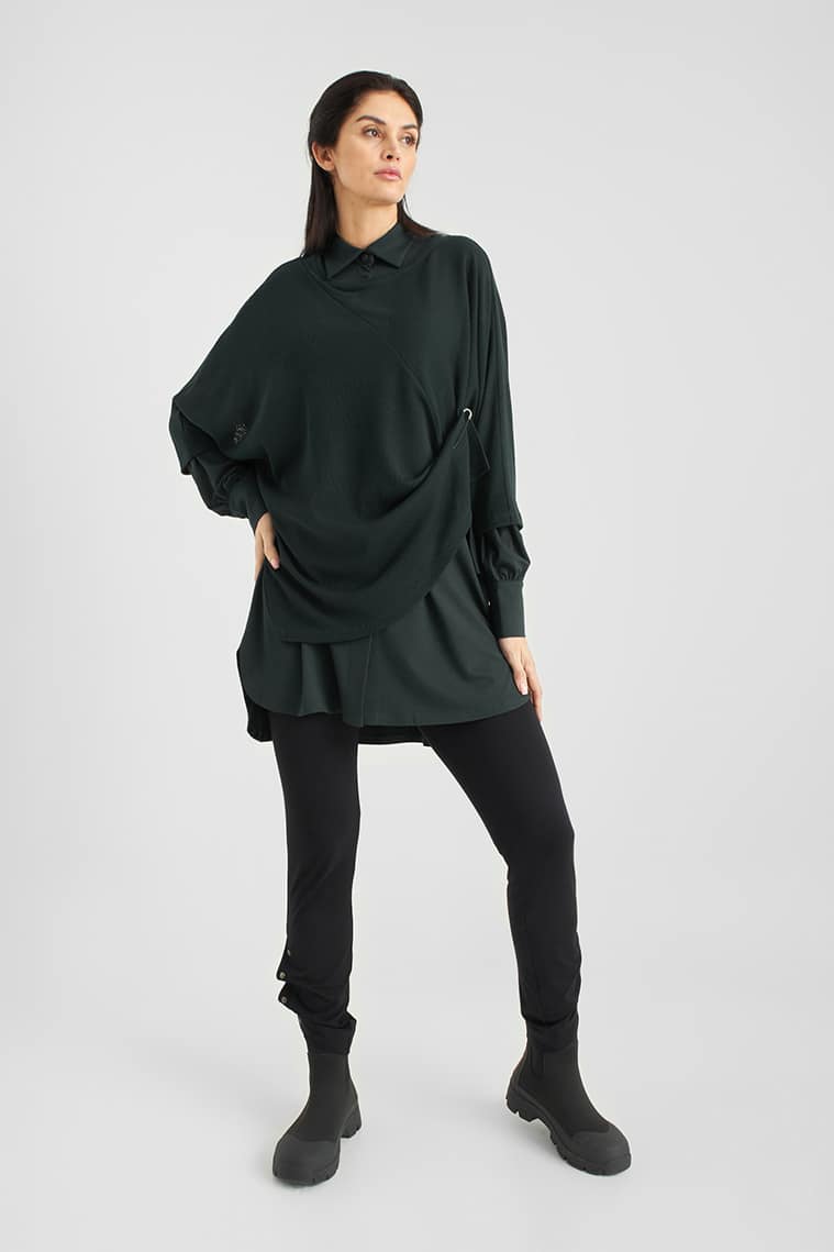 Elsewhere - Black Asymmetric Top