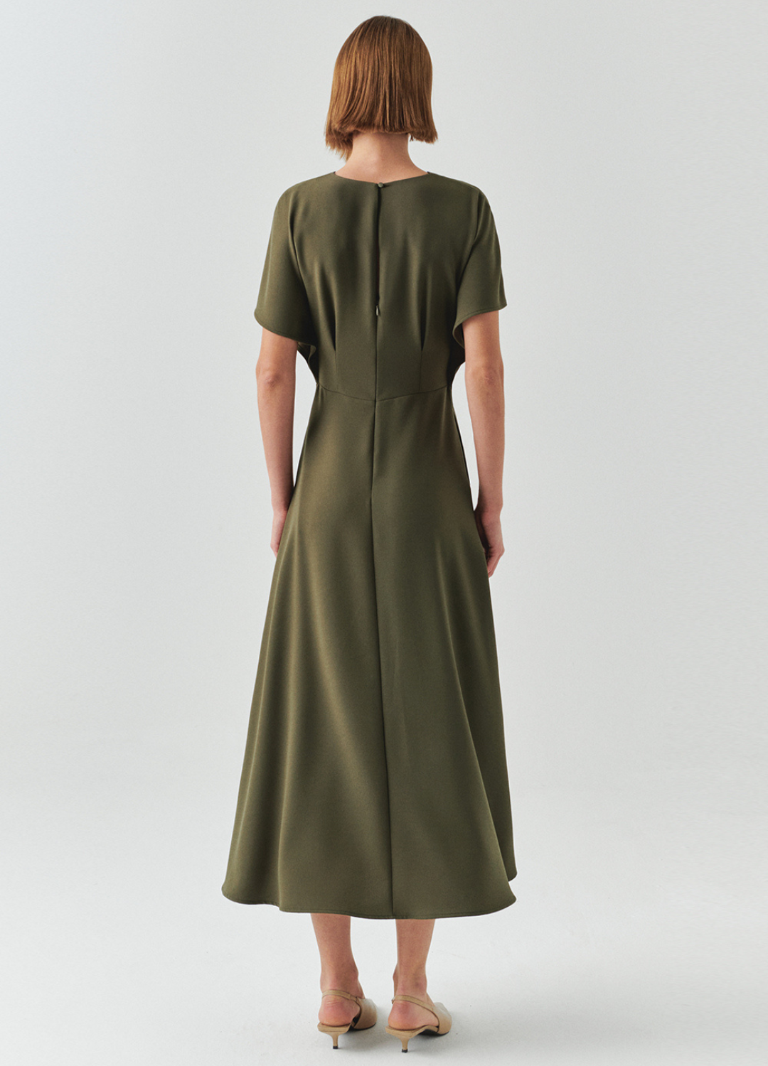 Exquise - Elodie Dress in Khaki