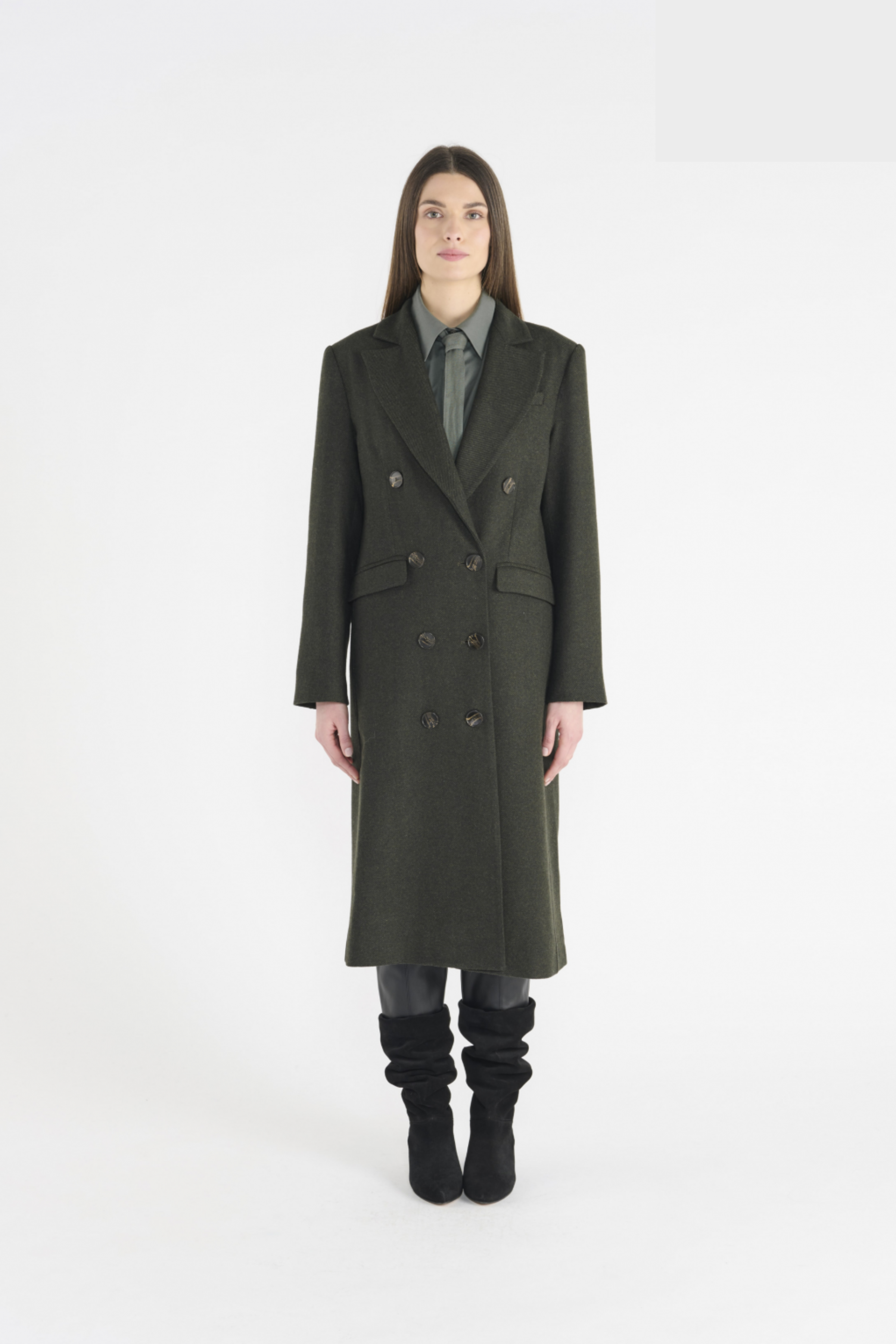 HANA SAN - TIZIANO KAKI COAT