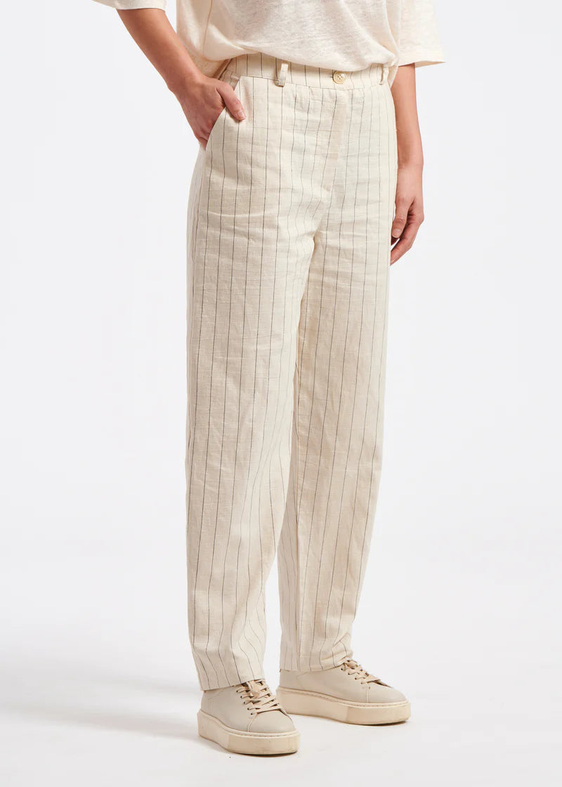 Humility Cotton Linen Stripe Pants