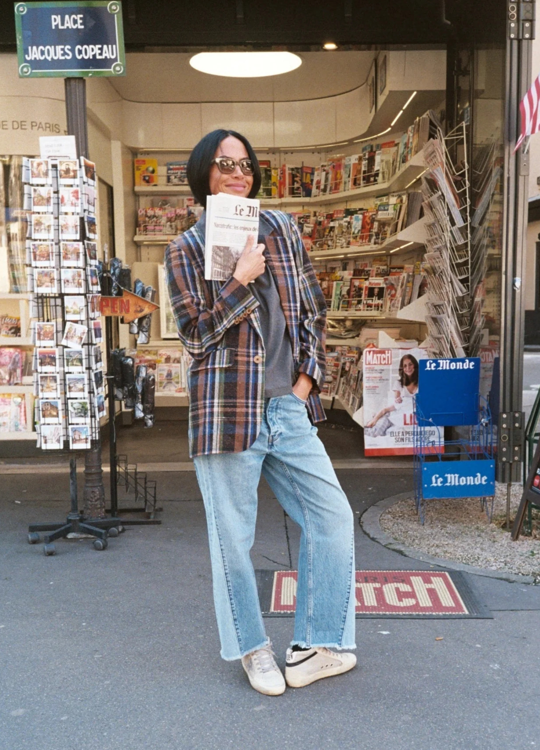 Heyanno - Bold Check Blazer