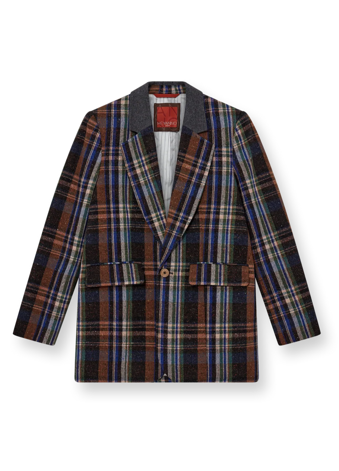 Heyanno - Bold Check Blazer