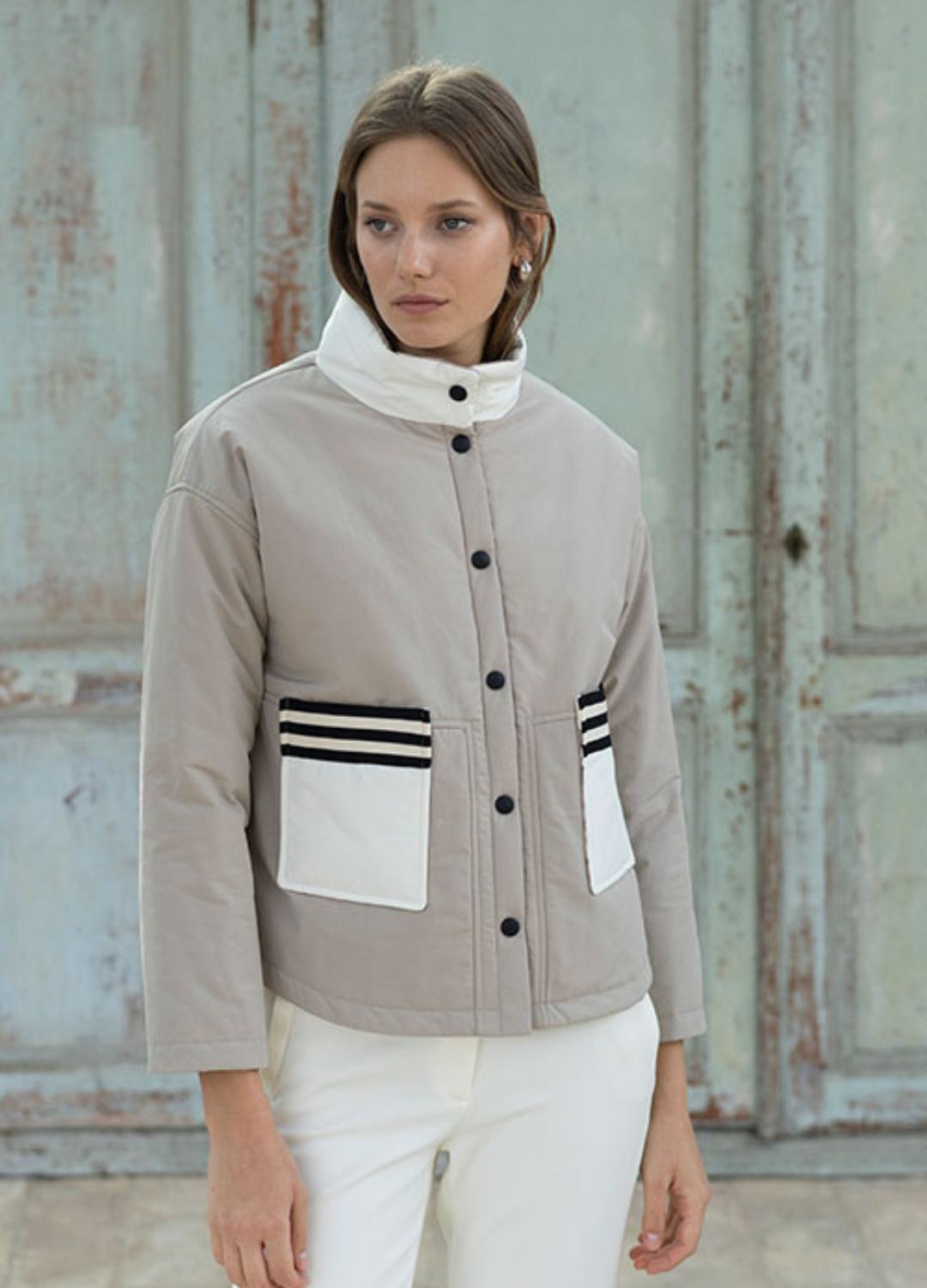 Hongo - Contrast Pocket Jacket