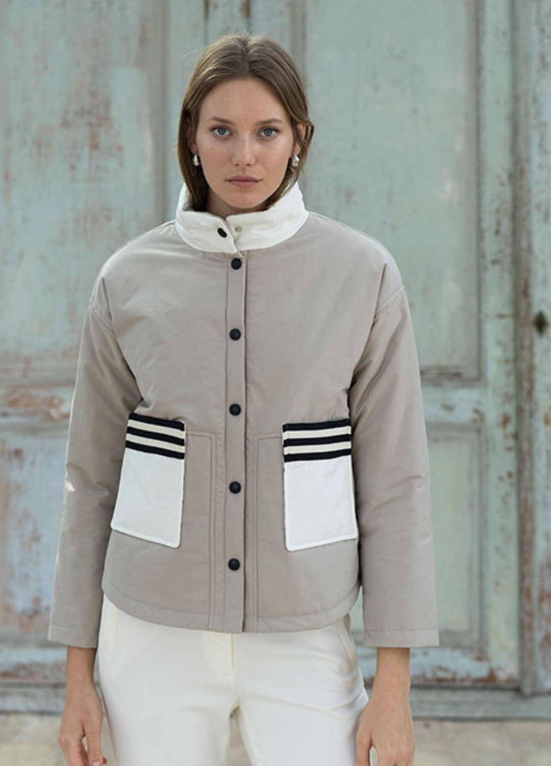 Hongo - Contrast Pocket Jacket