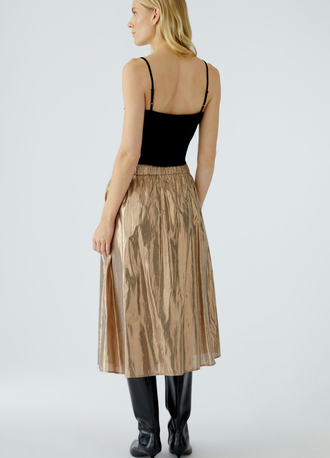 Oui - Bronze Foil Skirt