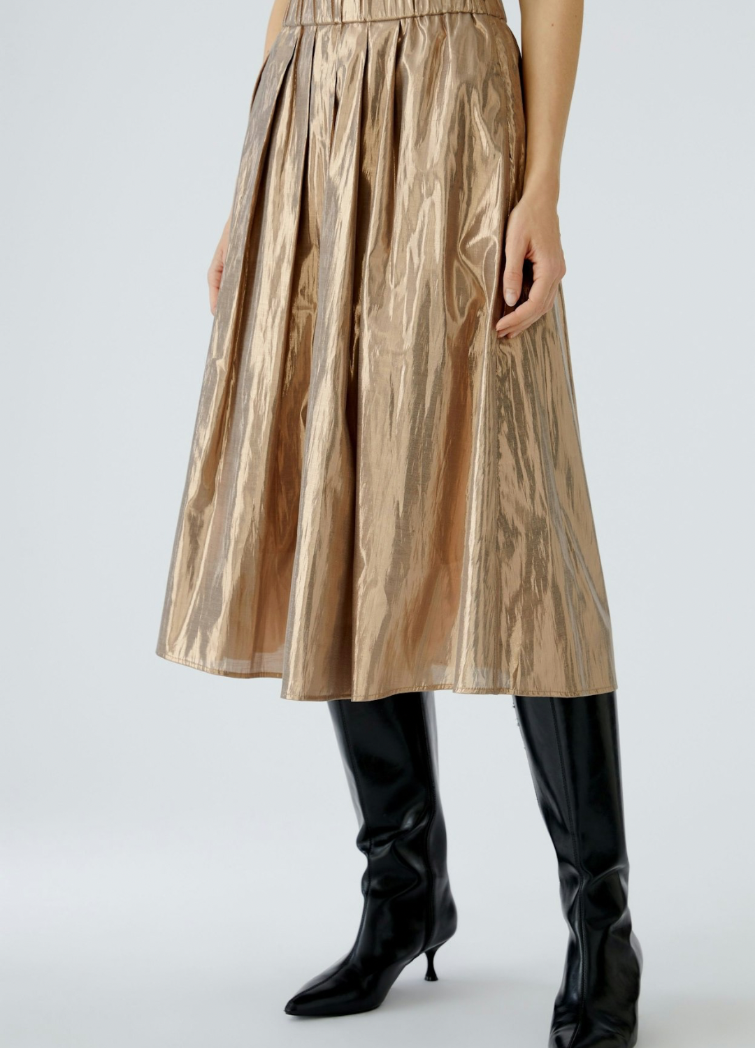 Oui - Bronze Foil Skirt