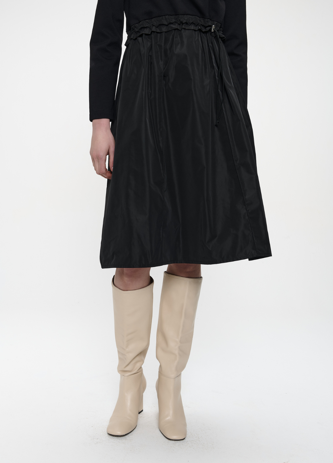 Jane Lushka - Ester Black Taffeta Dress