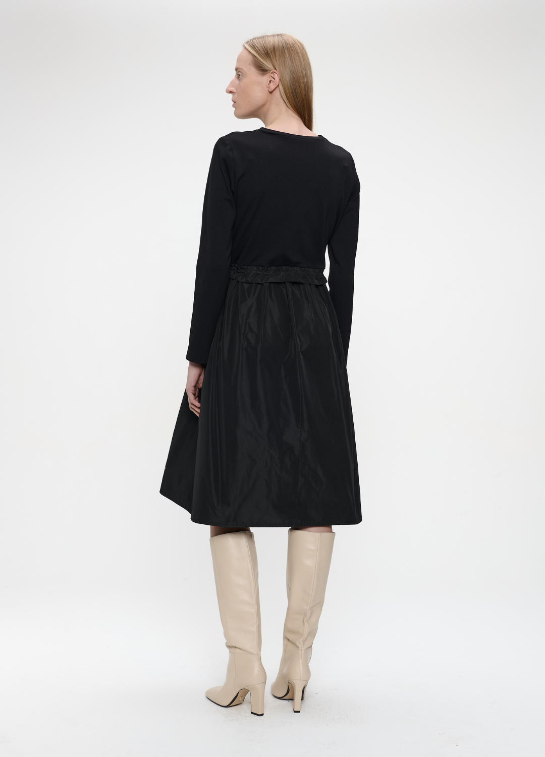 Jane Lushka - Ester Black Taffeta Dress