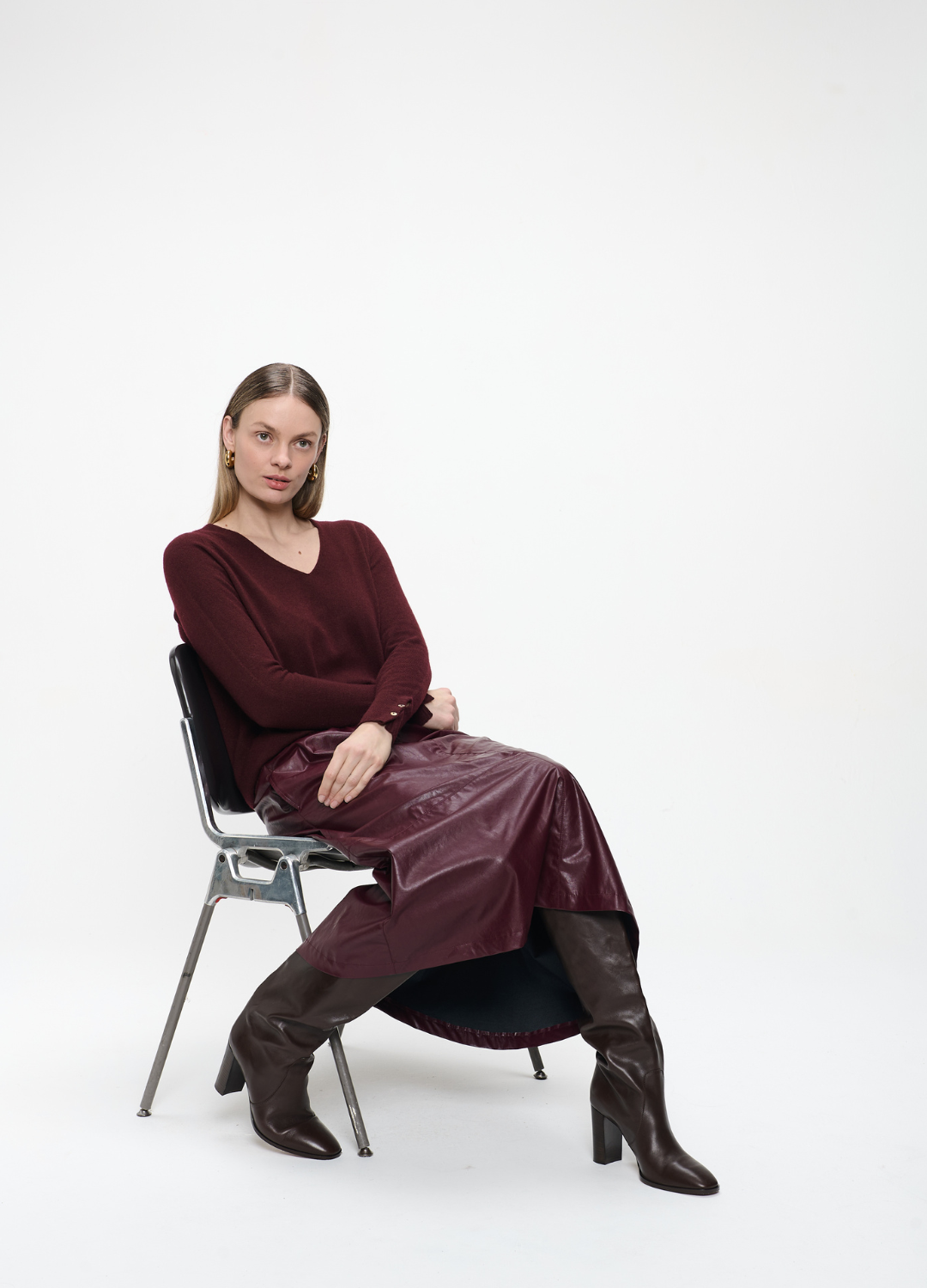 Jane Lushka - Nitty Bordo Skirt