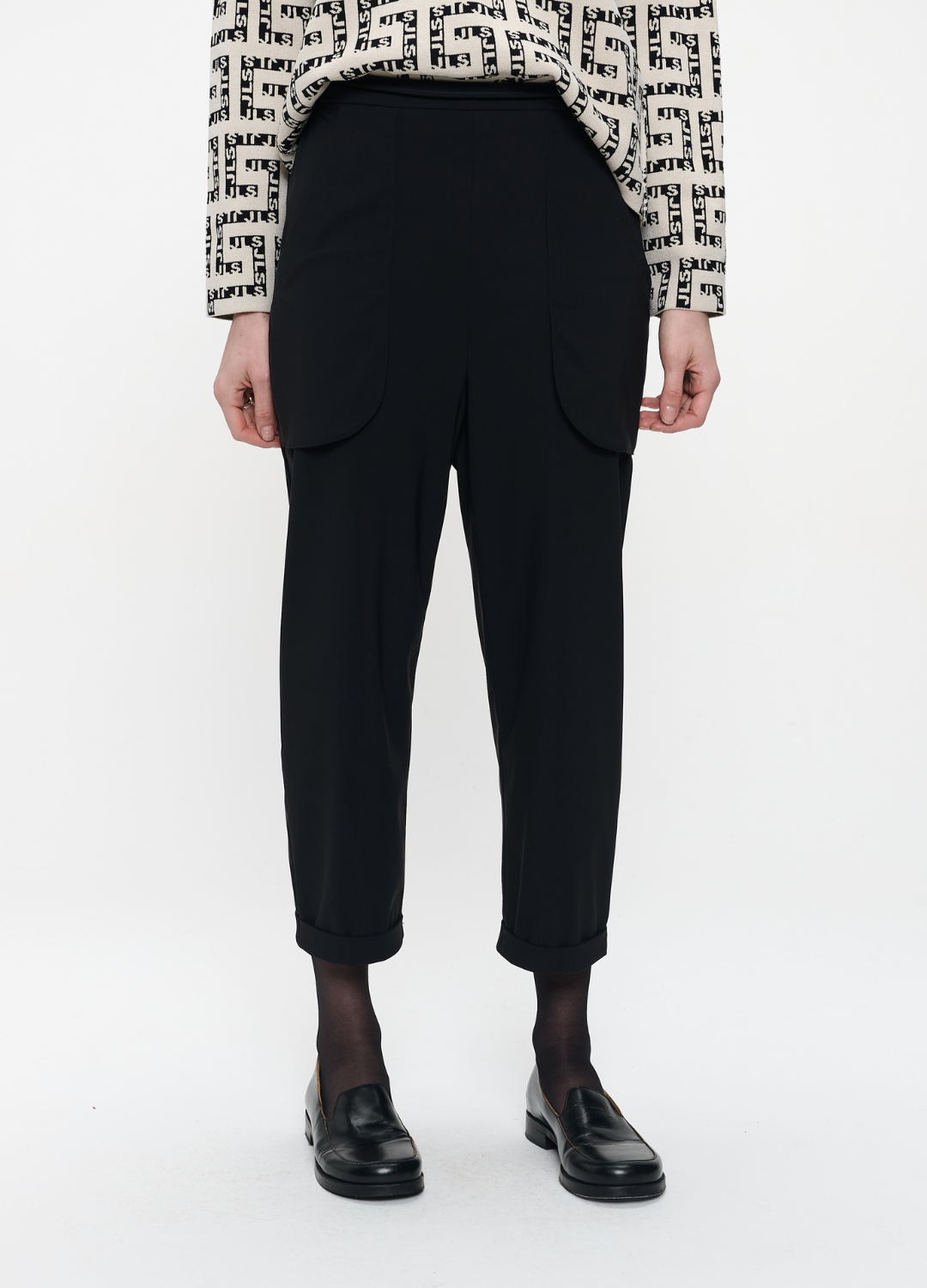 Jane Lushka - Still Black Jersey Pants