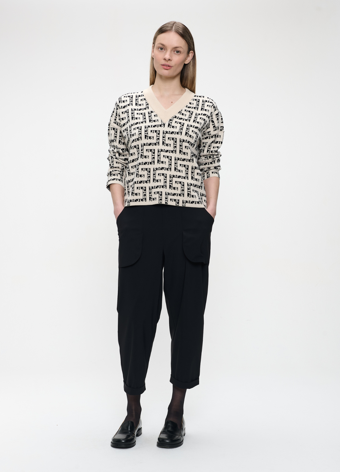 Jane Lushka - Still Black Jersey Pants