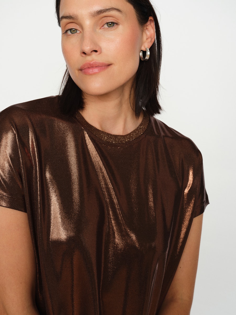 Mos Mosh - Nivola Bracken Metallic Tee