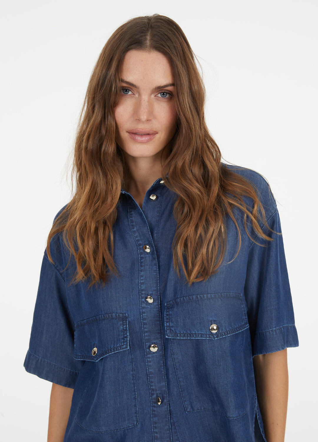Marc Aurel - Dark Blue Denim Shirt