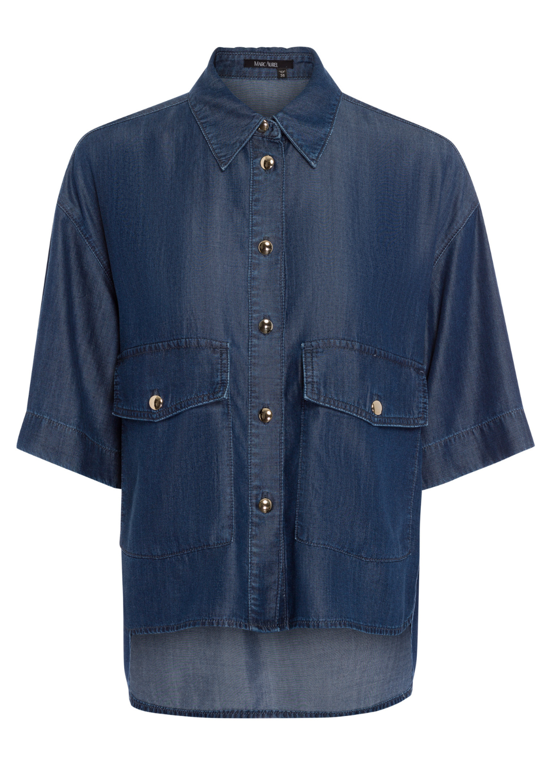 Marc Aurel - Dark Blue Denim Shirt