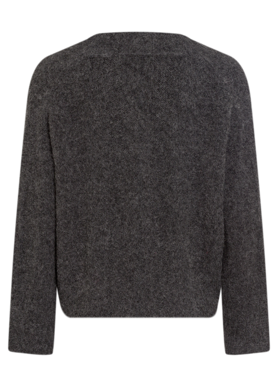 Marc Aurel - Grey Melange V-Neck Jumper
