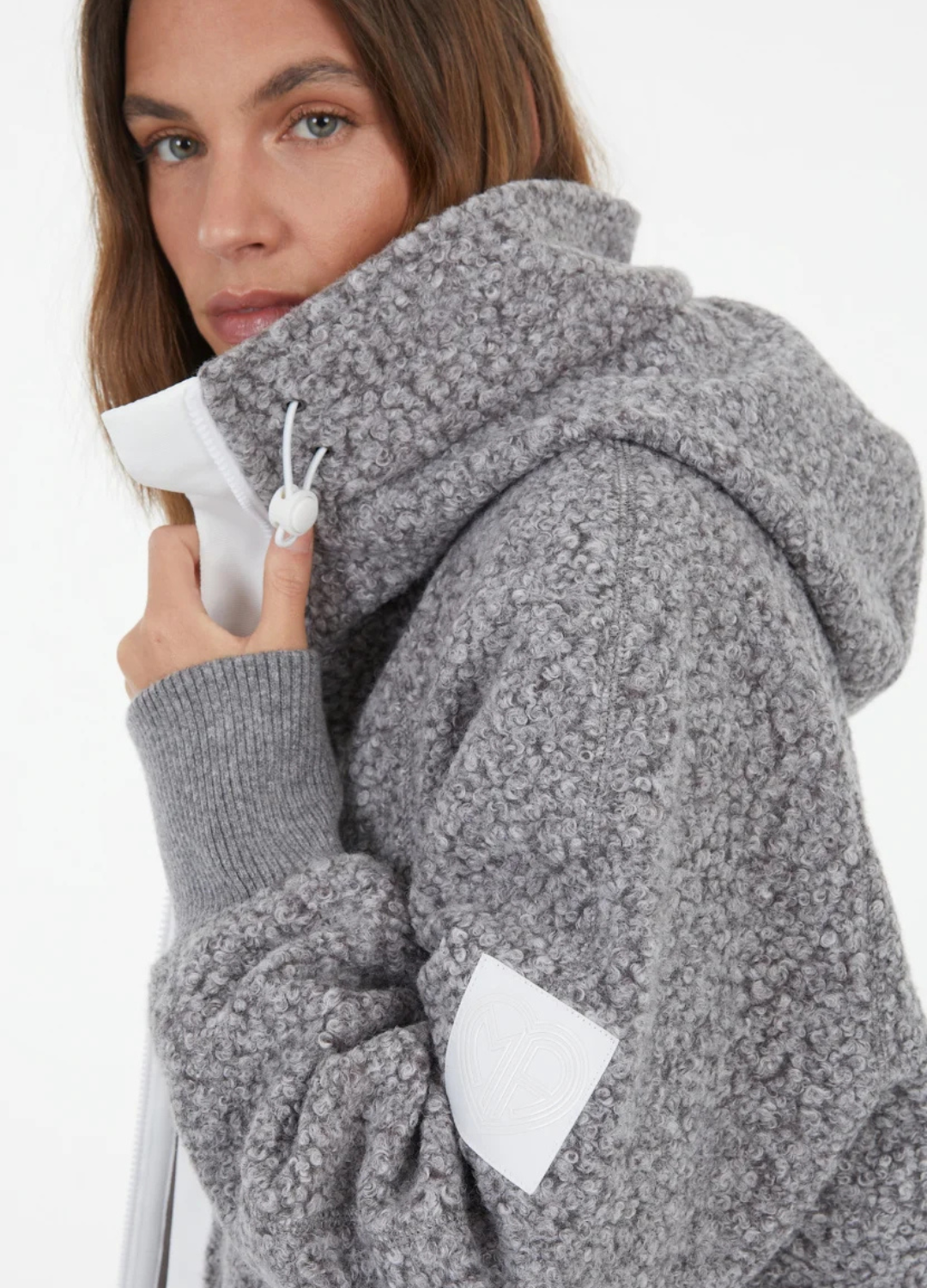 Marc Aurel - Grey Zip Teddy Hood