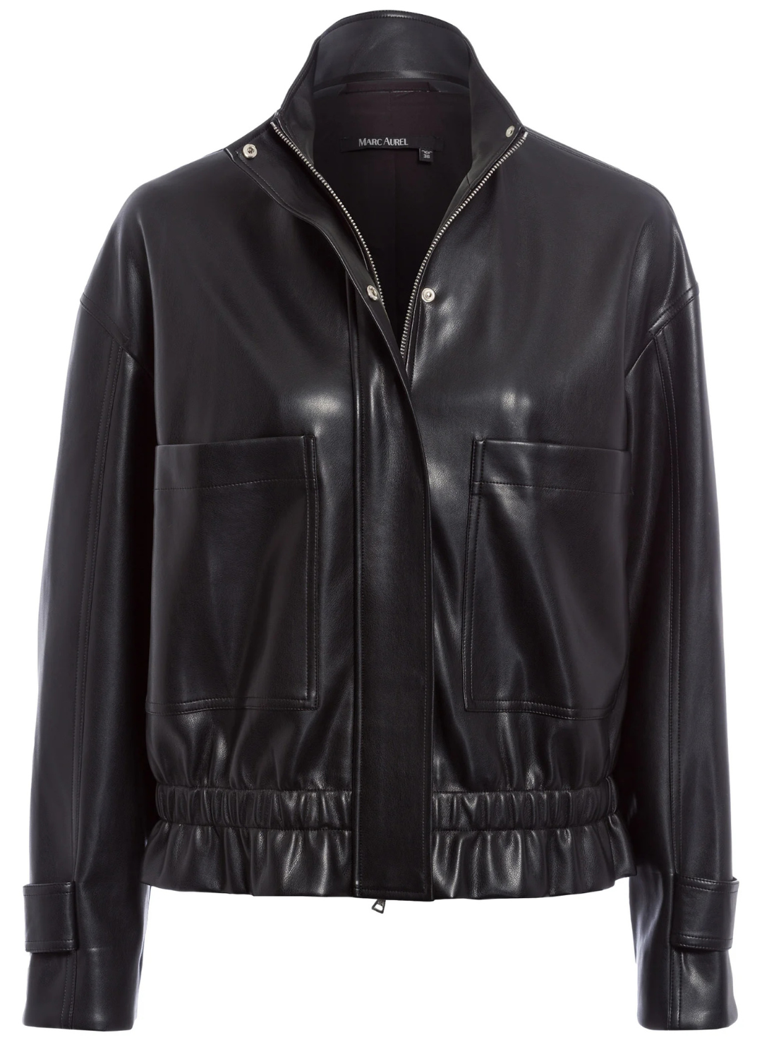 Marc Aurel - Vegan Leather Black Jacket