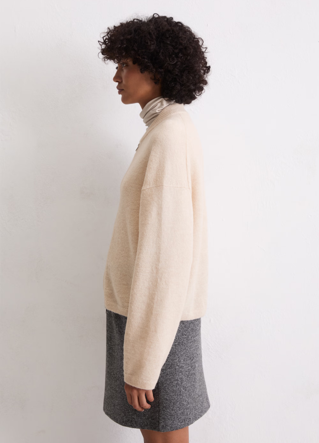 Marc O Polo - Natural Stone Zip Cardigan