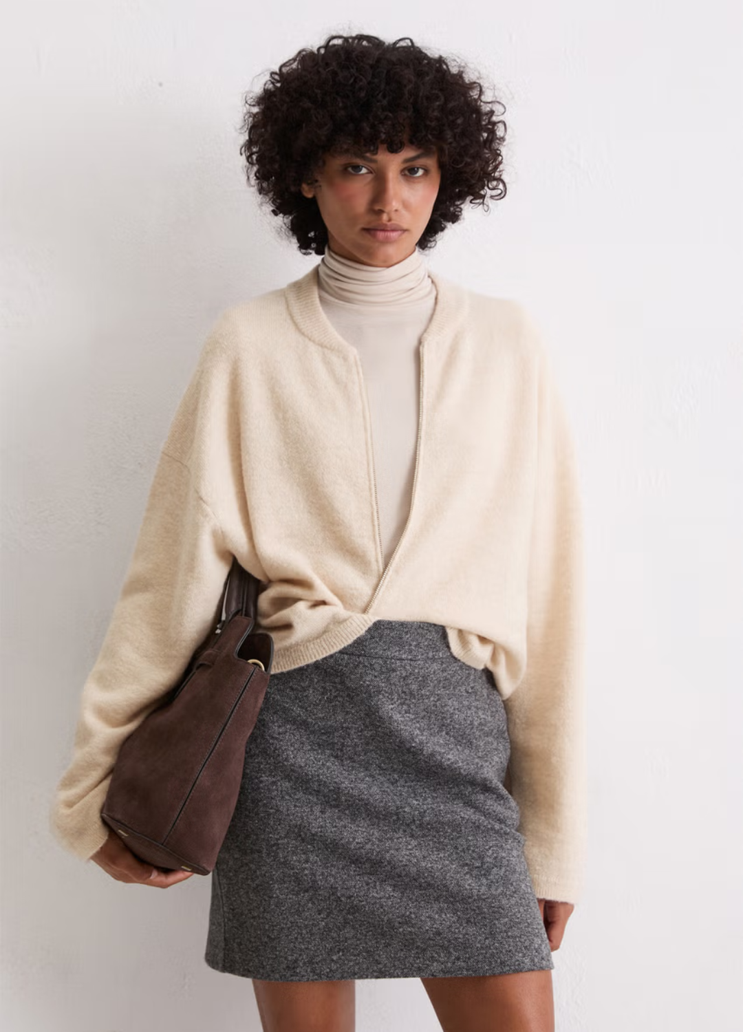 Marc O Polo - Natural Stone Zip Cardigan