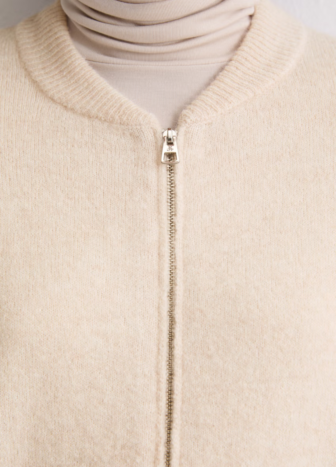 Marc O Polo - Natural Stone Zip Cardigan