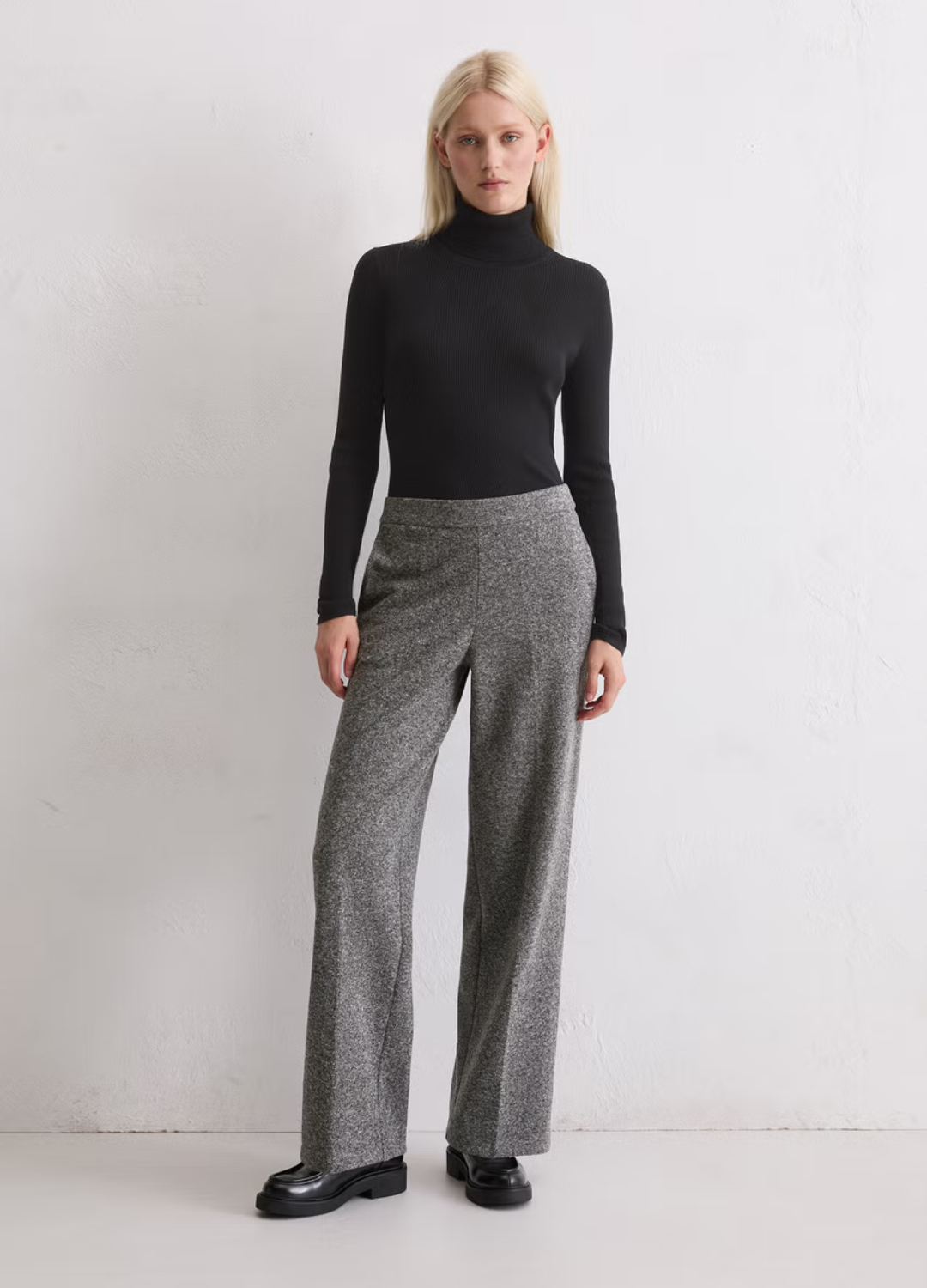 Marc O'Polo - Grey Melange Jersey Pants