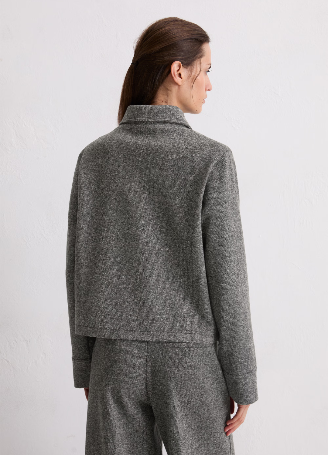 Marc O' Polo - Grey Melange Tweed Jacket