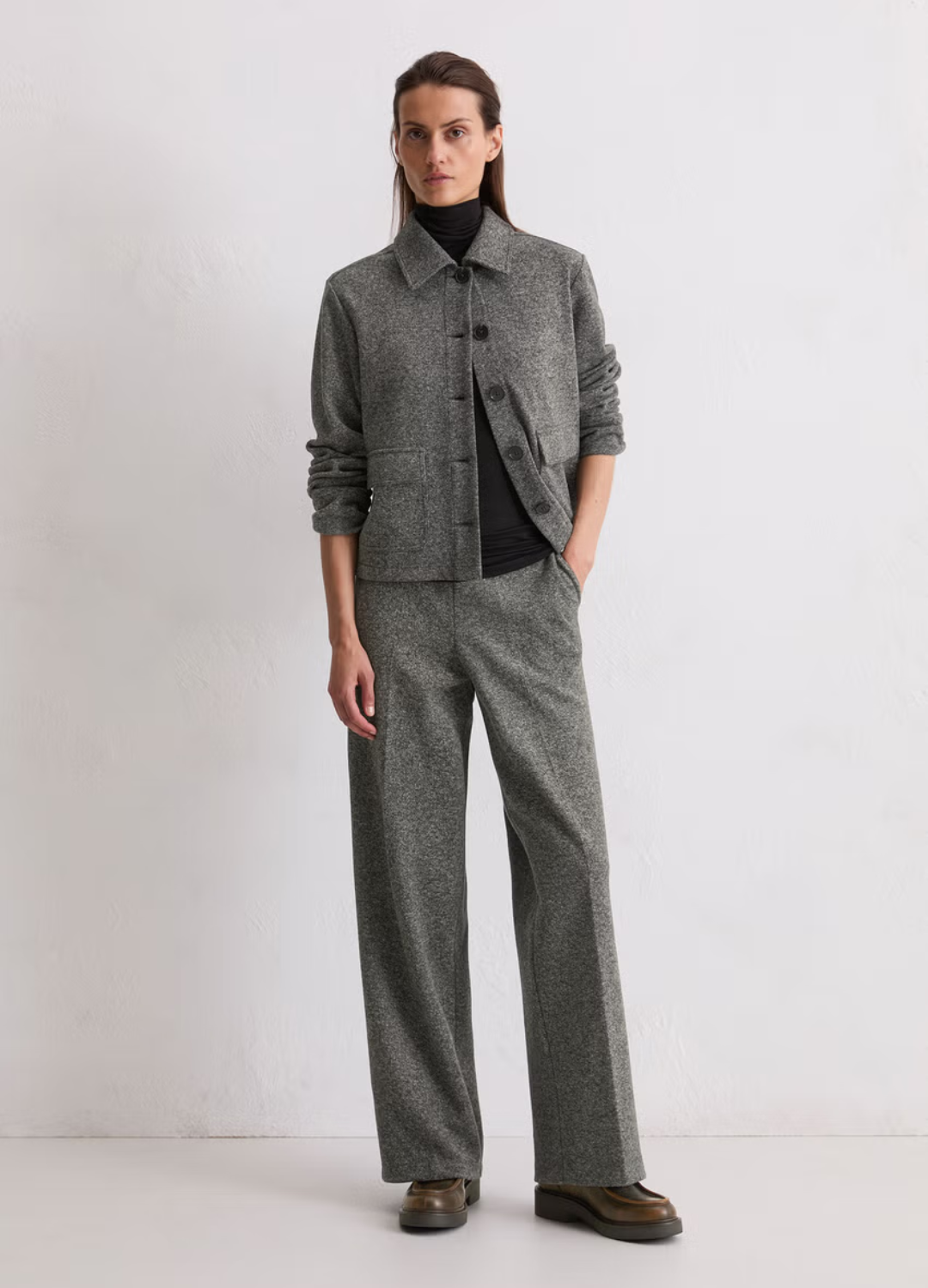 Marc O' Polo - Grey Melange Tweed Jacket