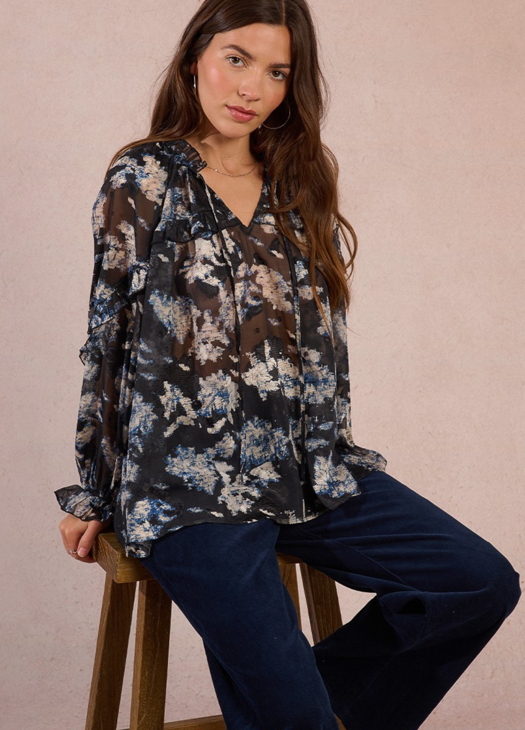 Molly Bracken - Black Adelaide Blouse