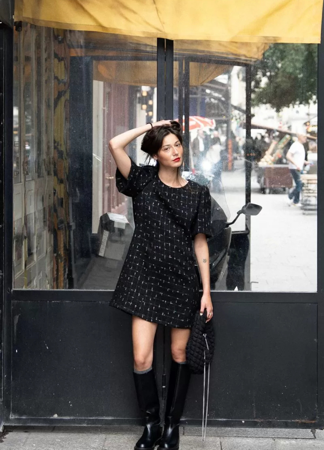 Molly Bracken - Black Check Dress