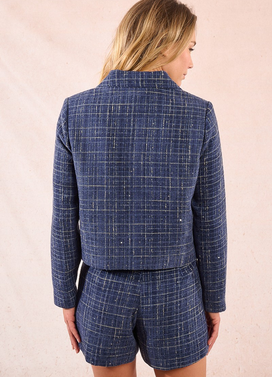 Molly Bracken - Blue Tweed Jacket