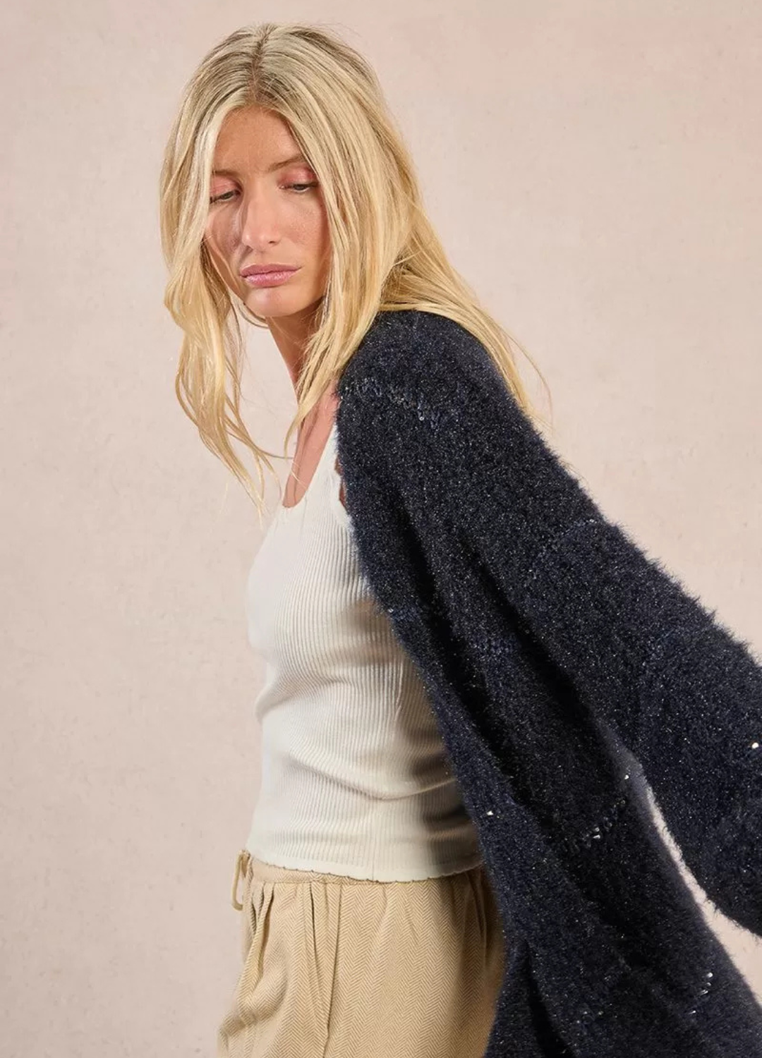 Molly Bracken - Cozy Stripe Cardigan