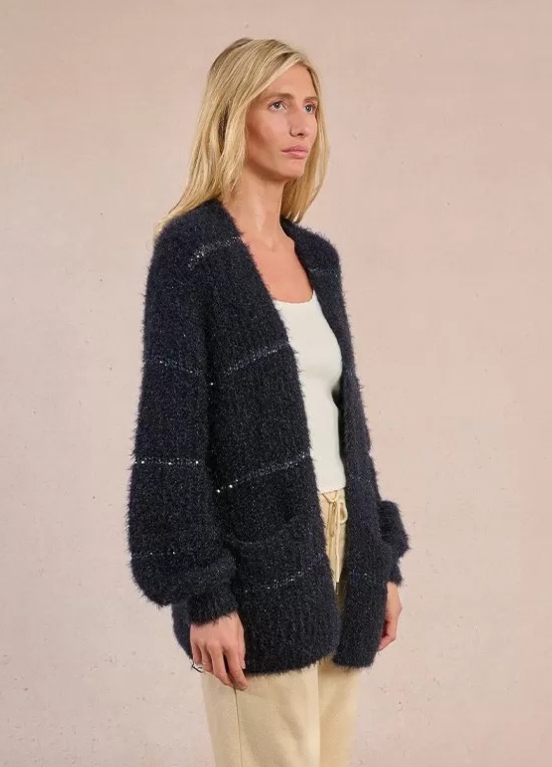 Molly Bracken - Cozy Stripe Cardigan