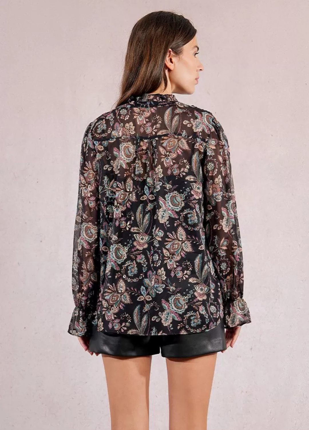 Molly Bracken - Floral Embellished Blouse