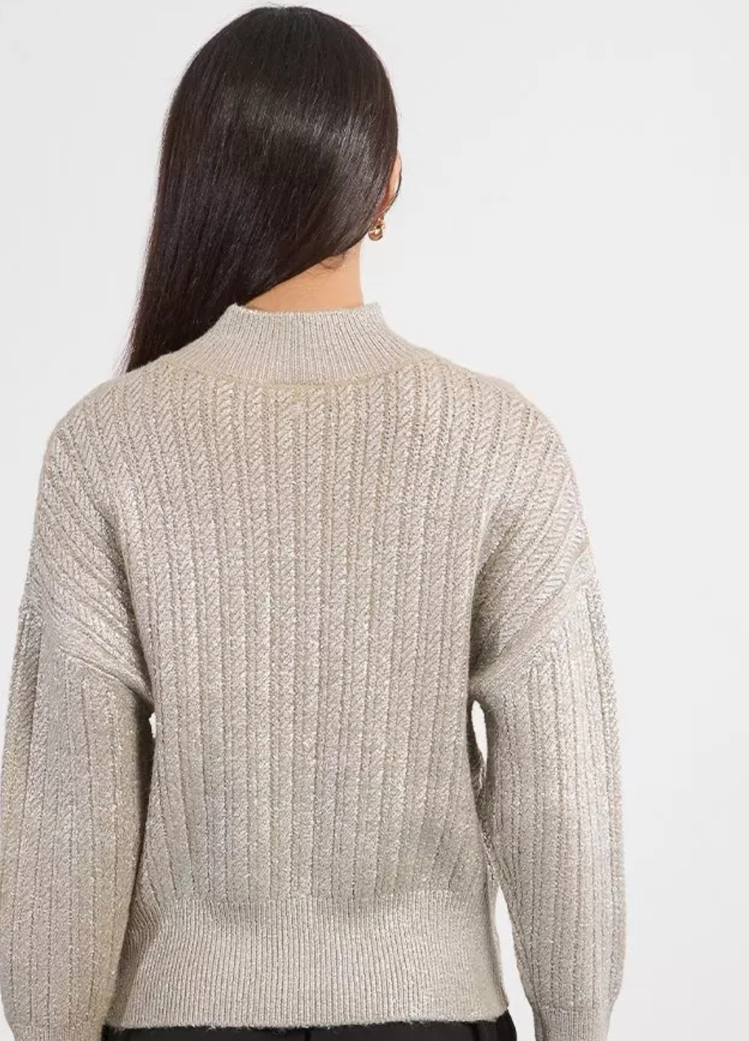 Molly Bracken - Iridescent Beige Jumper