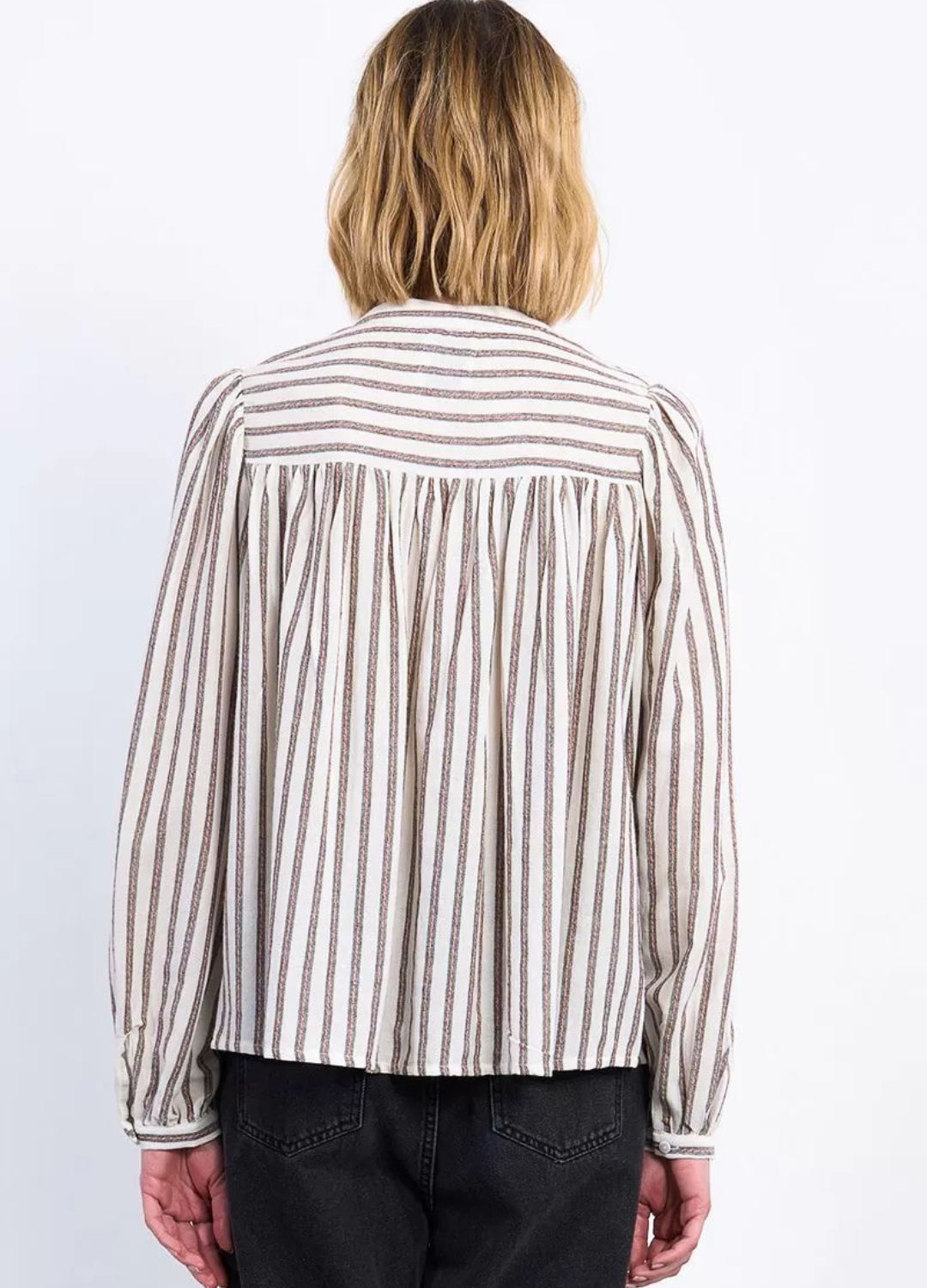 Molly Bracken - Stripe Brown Blouse