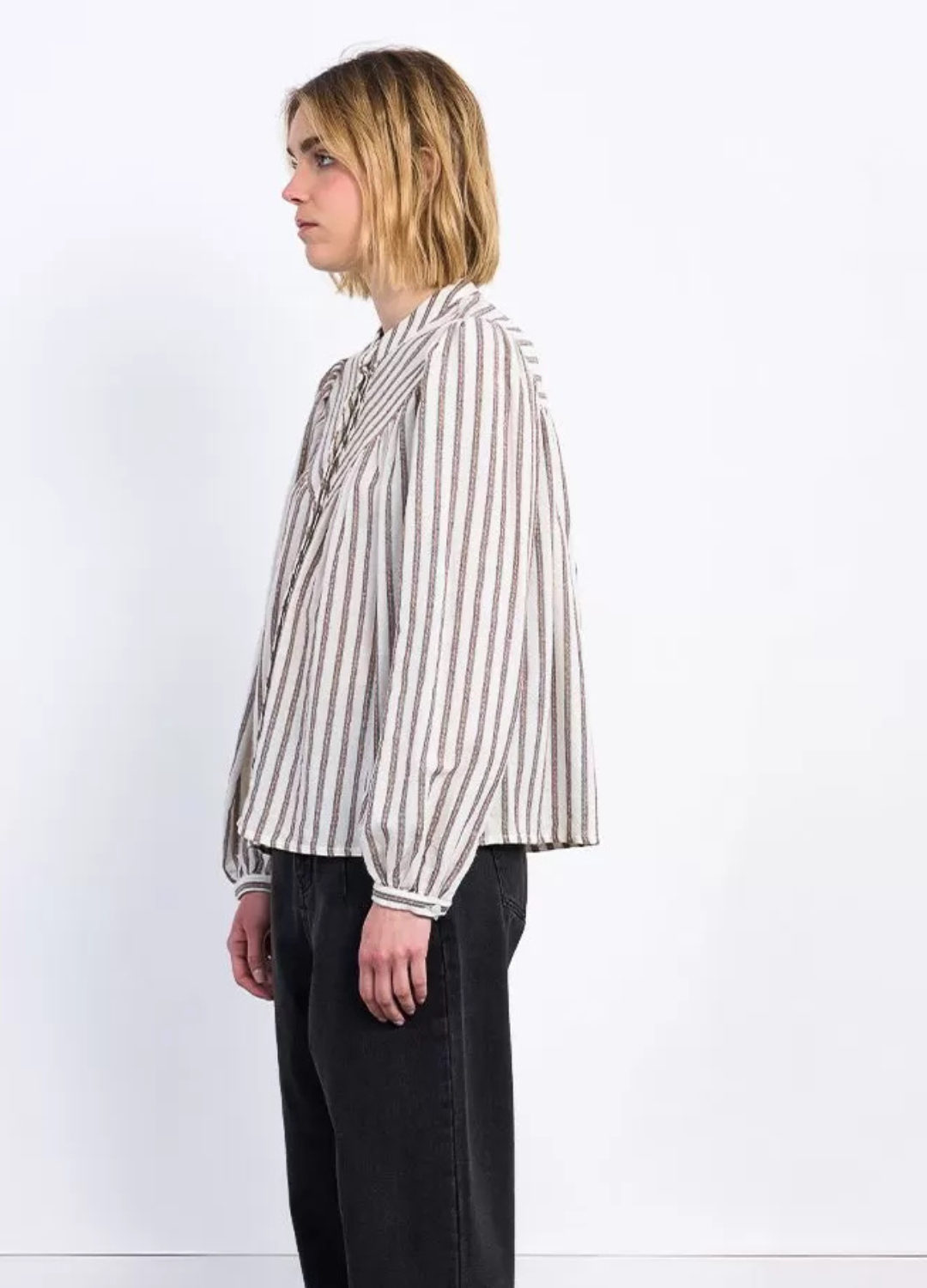 Molly Bracken - Stripe Brown Blouse