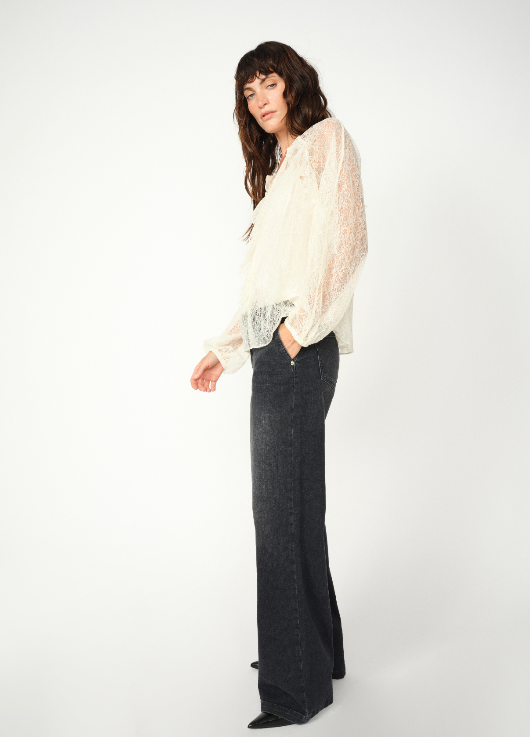 Mos Mosh - Candia Peach Black Jeans