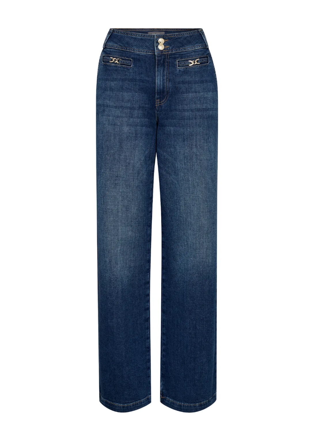 Mos Mosh - Candia Peach Dark Blue Jeans