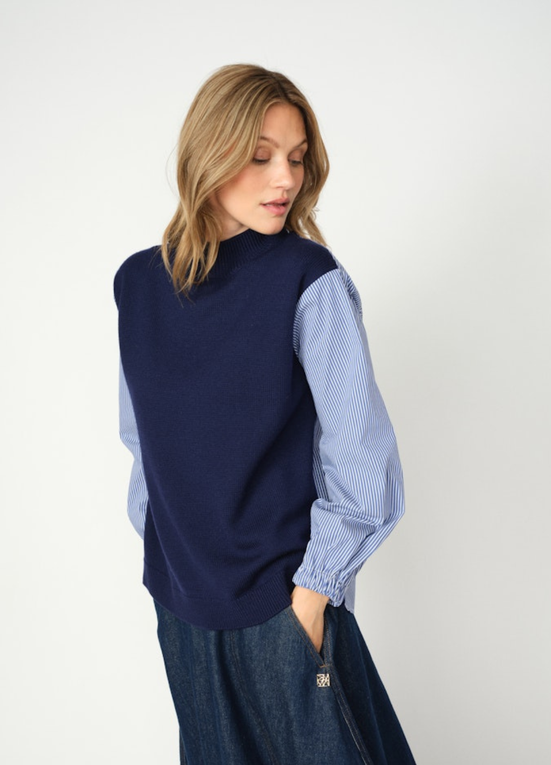 Mos Mosh - Juella Stripe Combi Knit