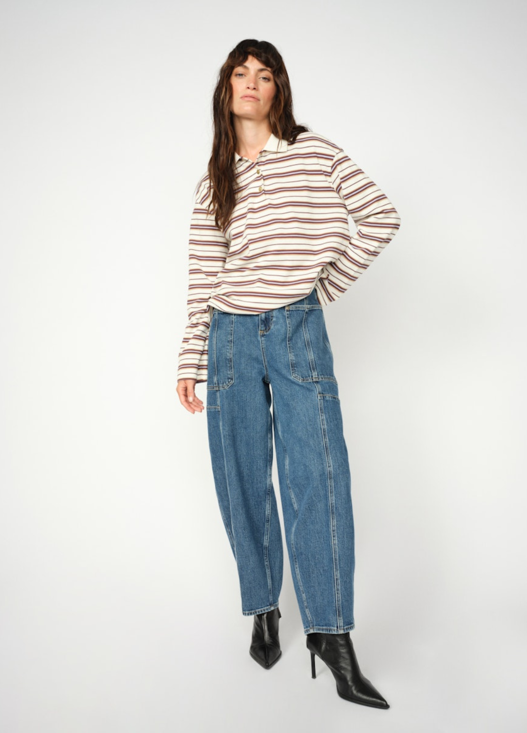 Mos Mosh - Rosy Galleon Dark Blue Jean