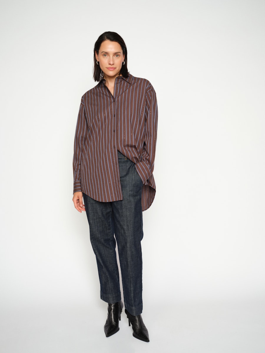 Mos Mosh - Danika Stripe Rhin Shirt