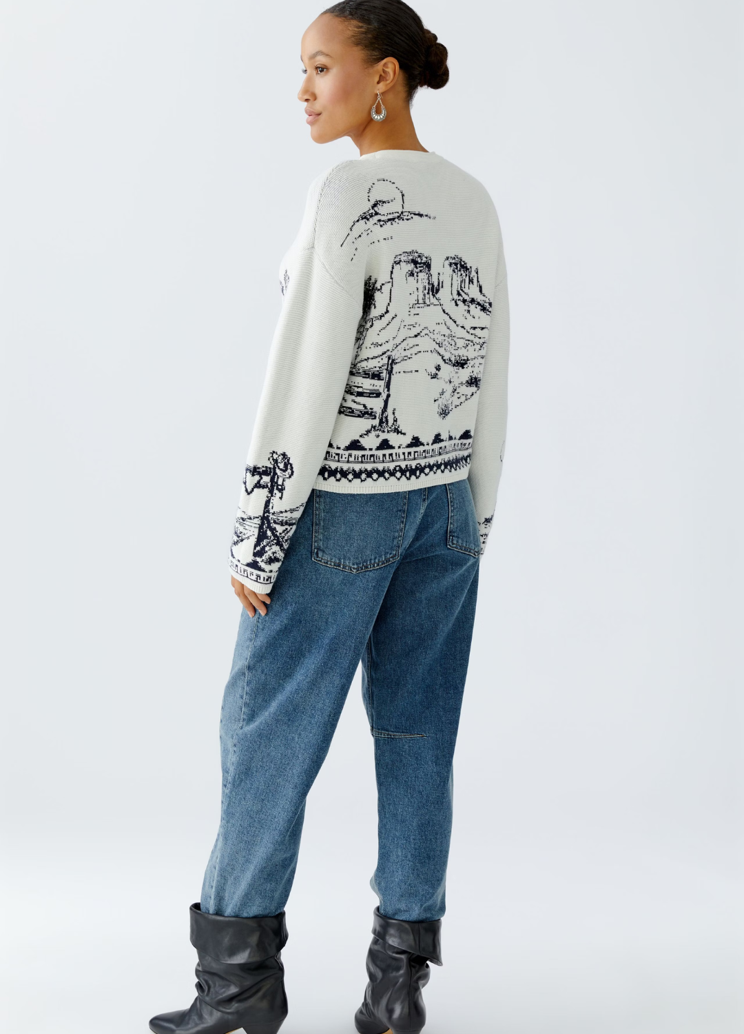 Oui - Cactus Theme Jumper