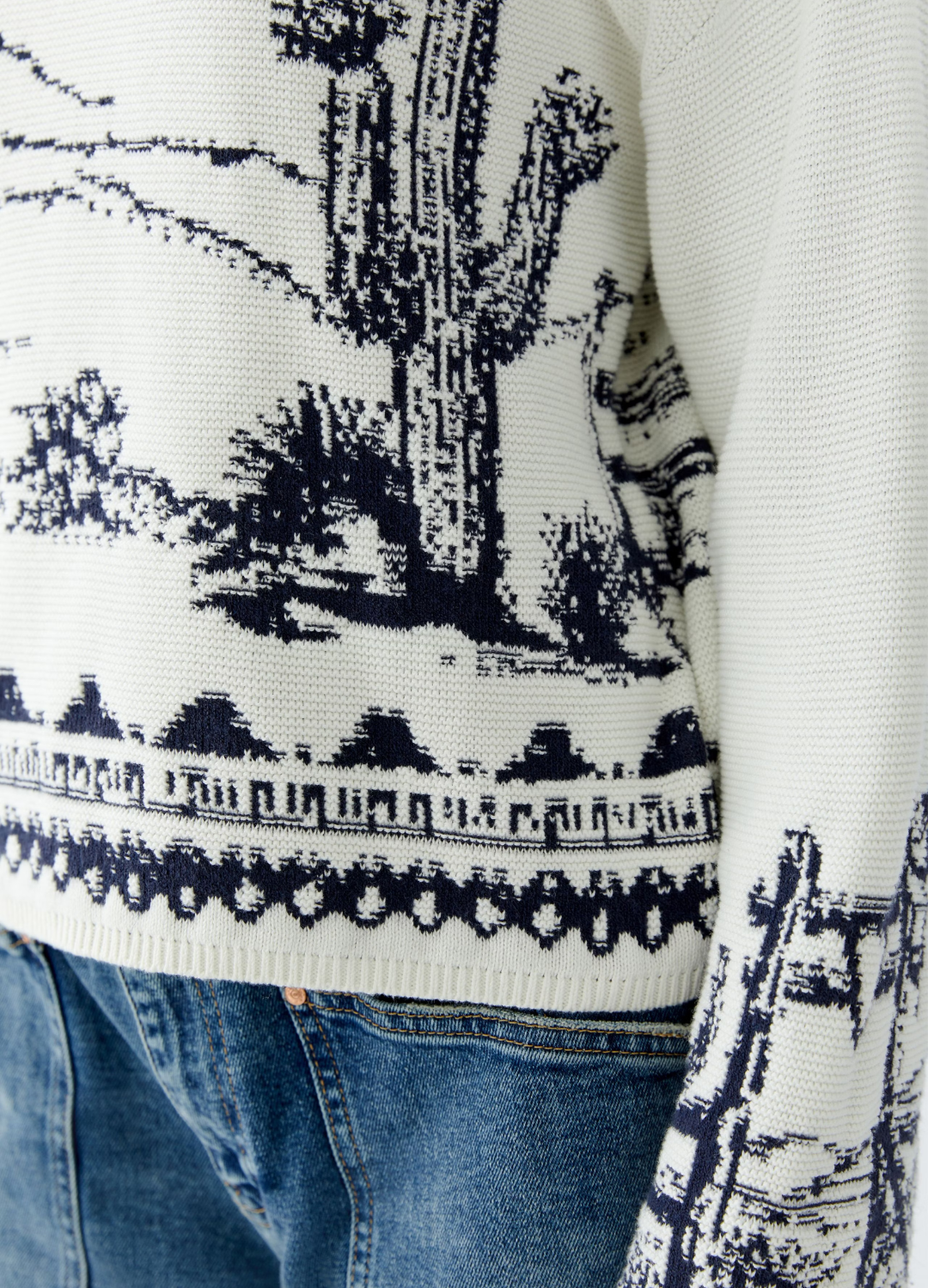 Oui - Cactus Theme Jumper
